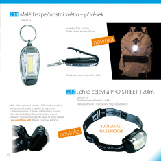 Ľahká COB čelovka PRO STREET  120lm II. Ľahká COB čelovka PRO STREET  120lm II.